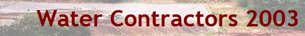 Water Contractors 2003
