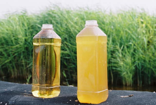 The result of leachate treatment
