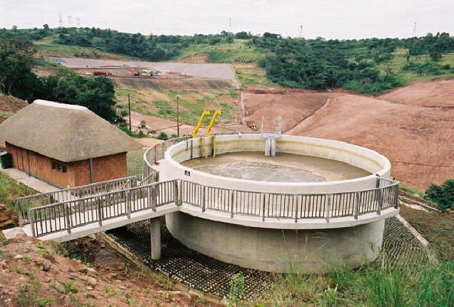 Leachate treatment plant in Durban, South Africa